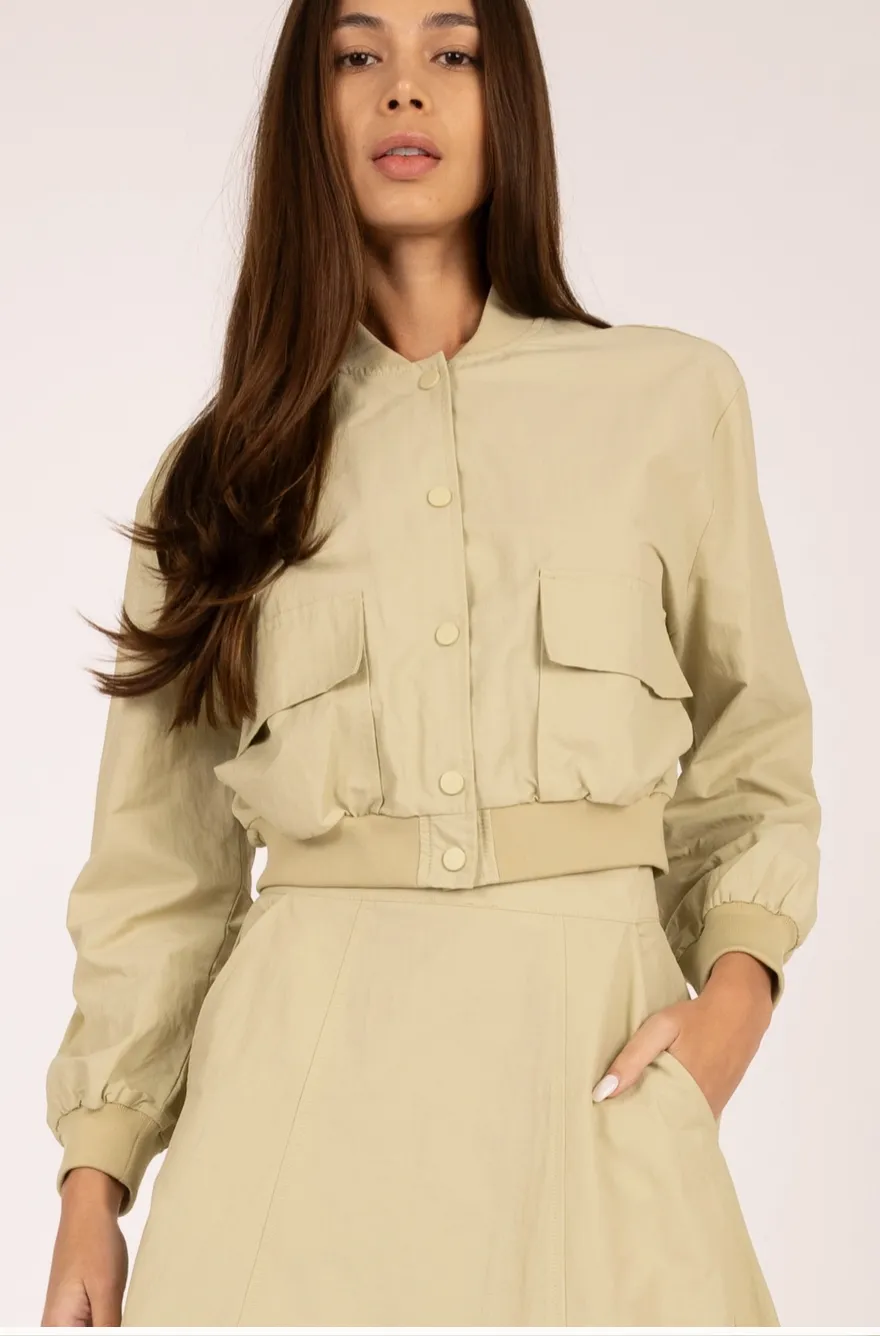 Front Pocket Bomber Jacket