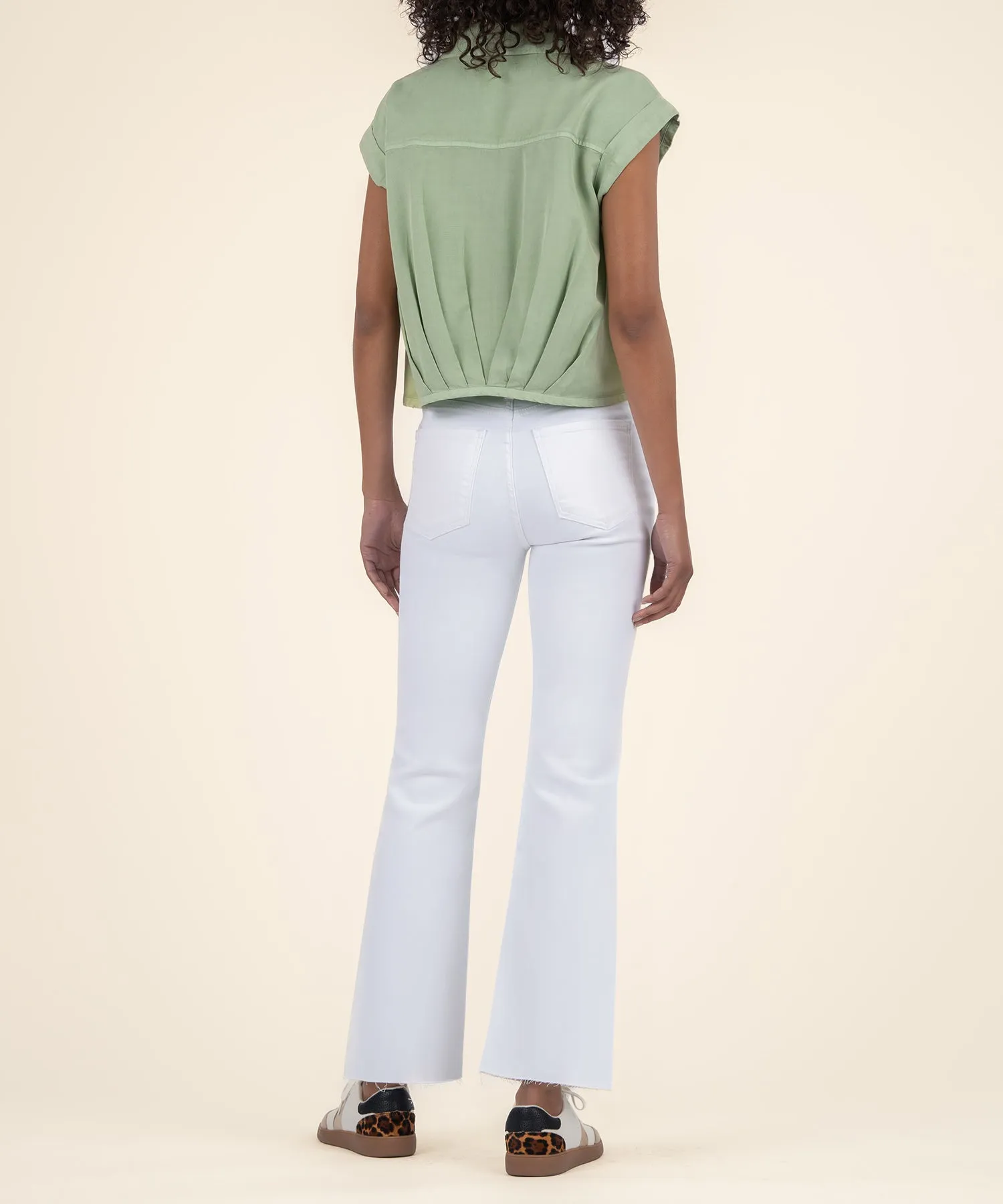 Gaia Pleat Hem Top