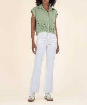 Gaia Pleat Hem Top