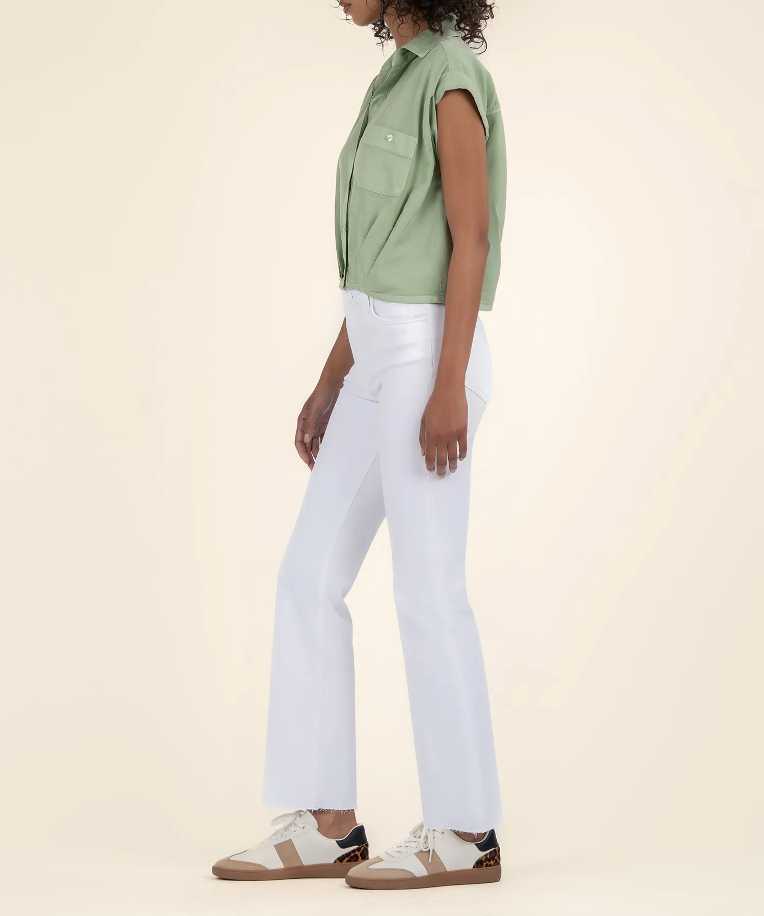 Gaia Pleat Hem Top