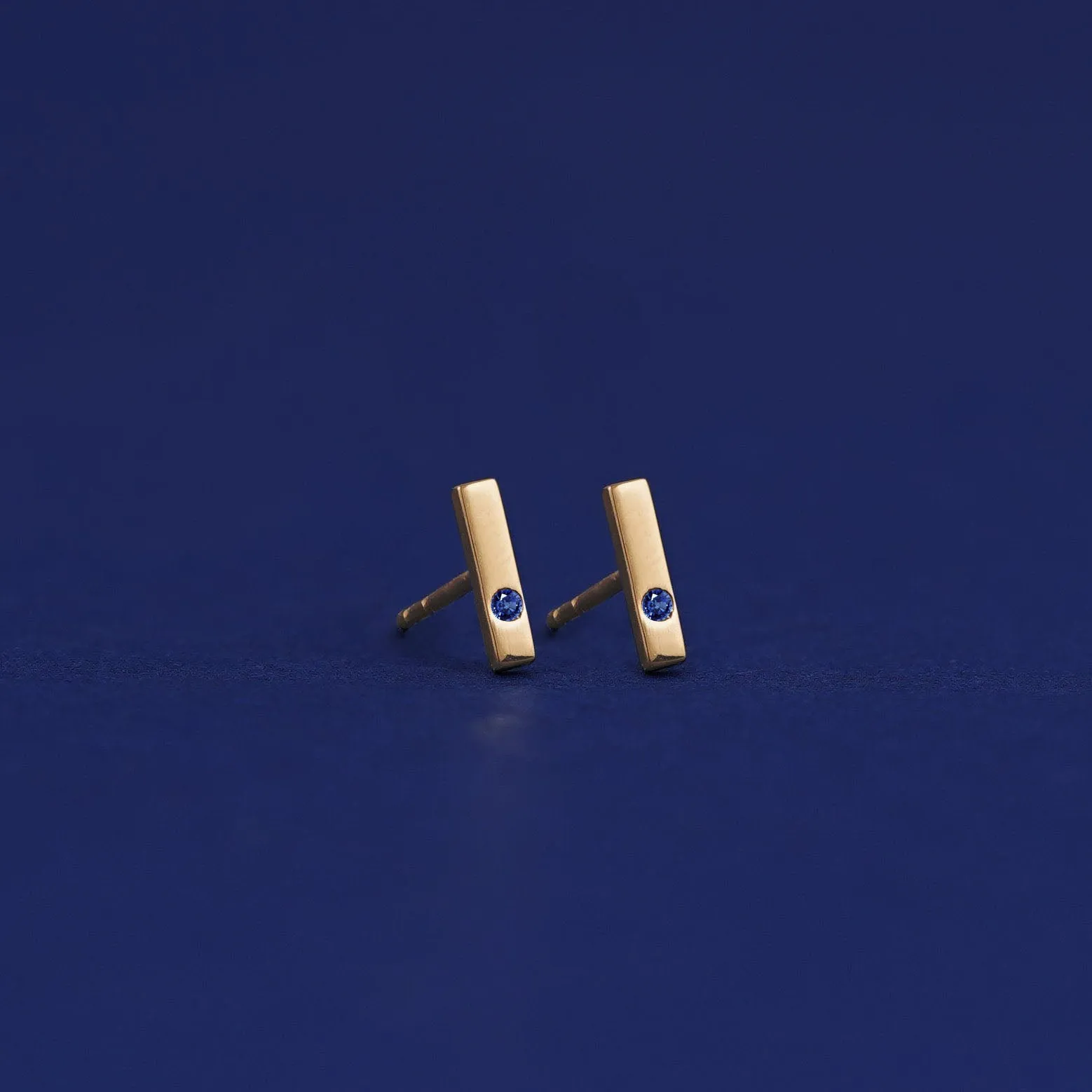 Gemstone Bar Earring