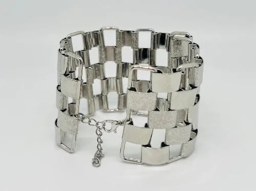 Geometric Link Bracelets