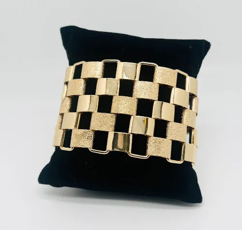 Geometric Link Bracelets