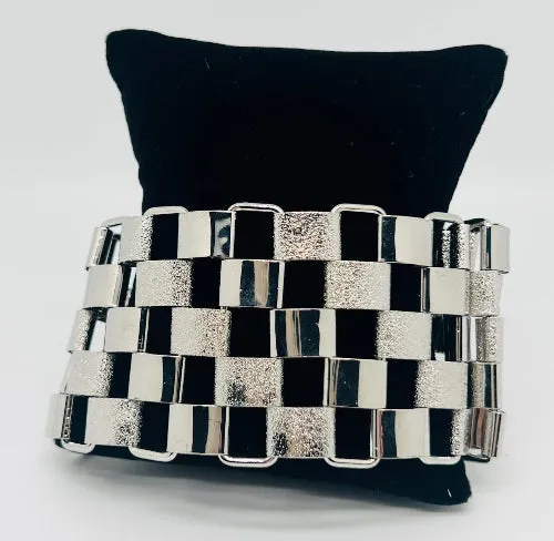 Geometric Link Bracelets