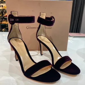 Gianvito Rossi Portofino 85 Velluto Royale