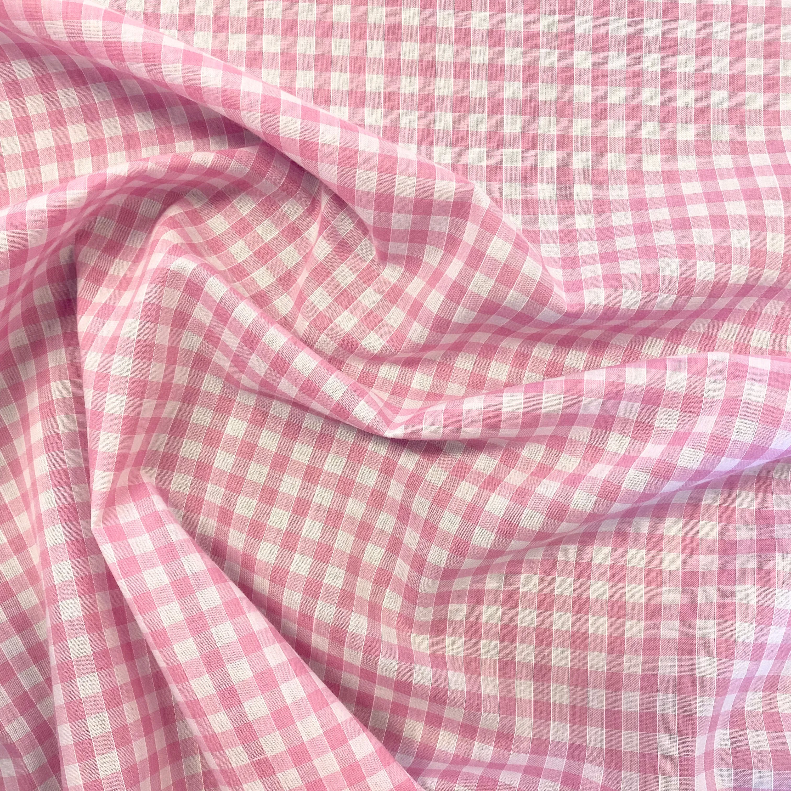 Gingham - 1/4''Pink