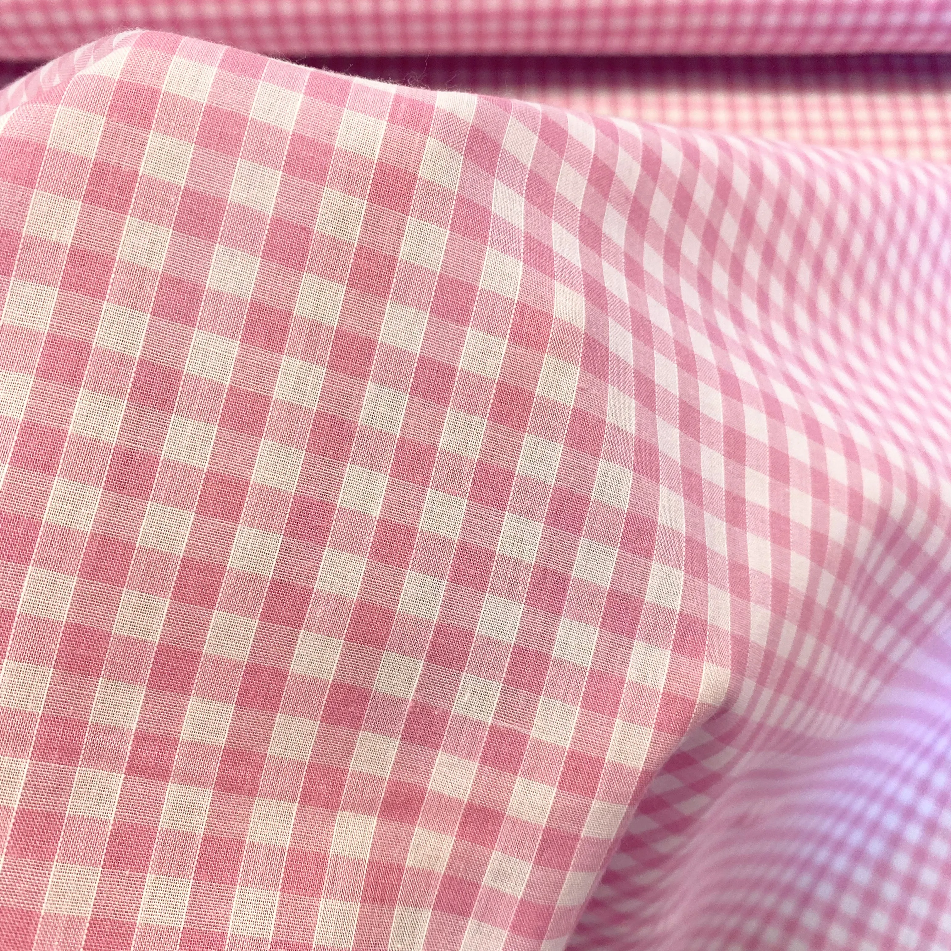 Gingham - 1/4''Pink