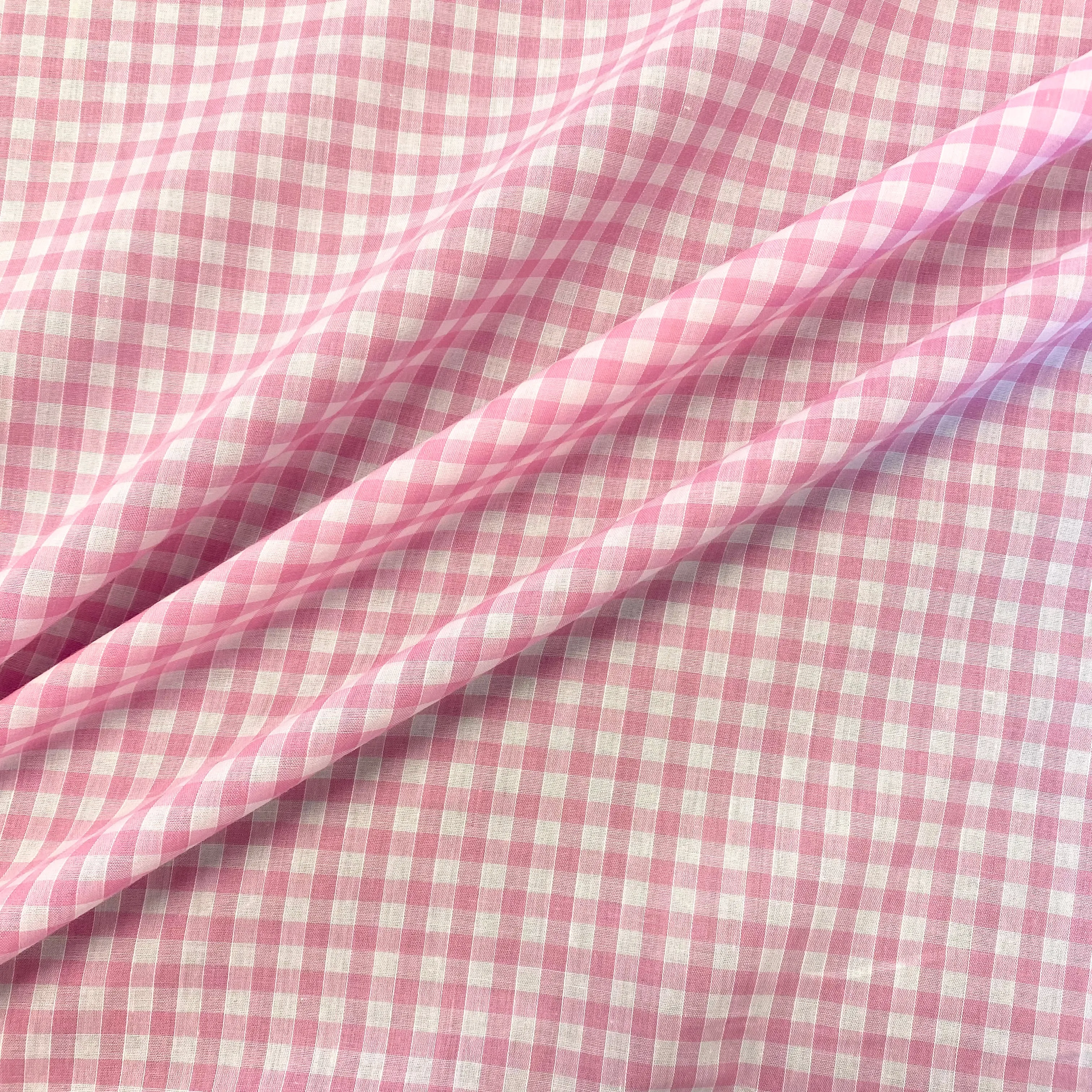 Gingham - 1/4''Pink