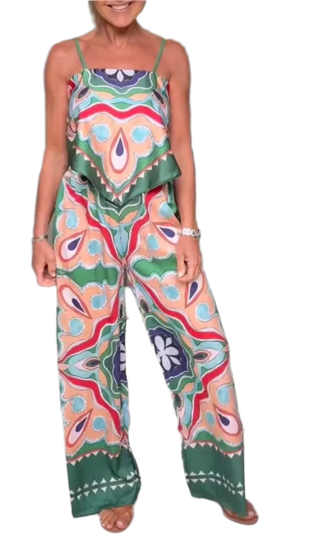 Giovanna – Printed Casual Suit for Women