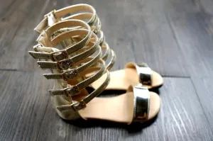 Girls Roman sandals  Kids shoes Non-slip