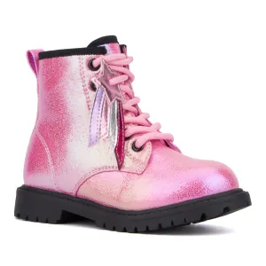 Girl's Toddler Crystal Sky Combat Boot