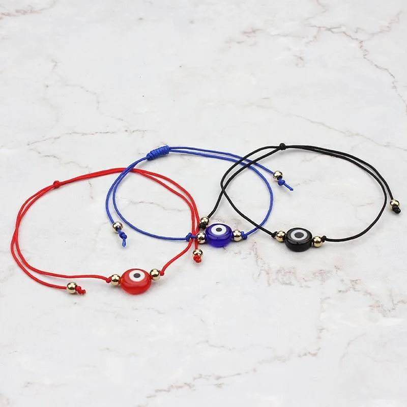 Glass Evil Eye Bracelets
