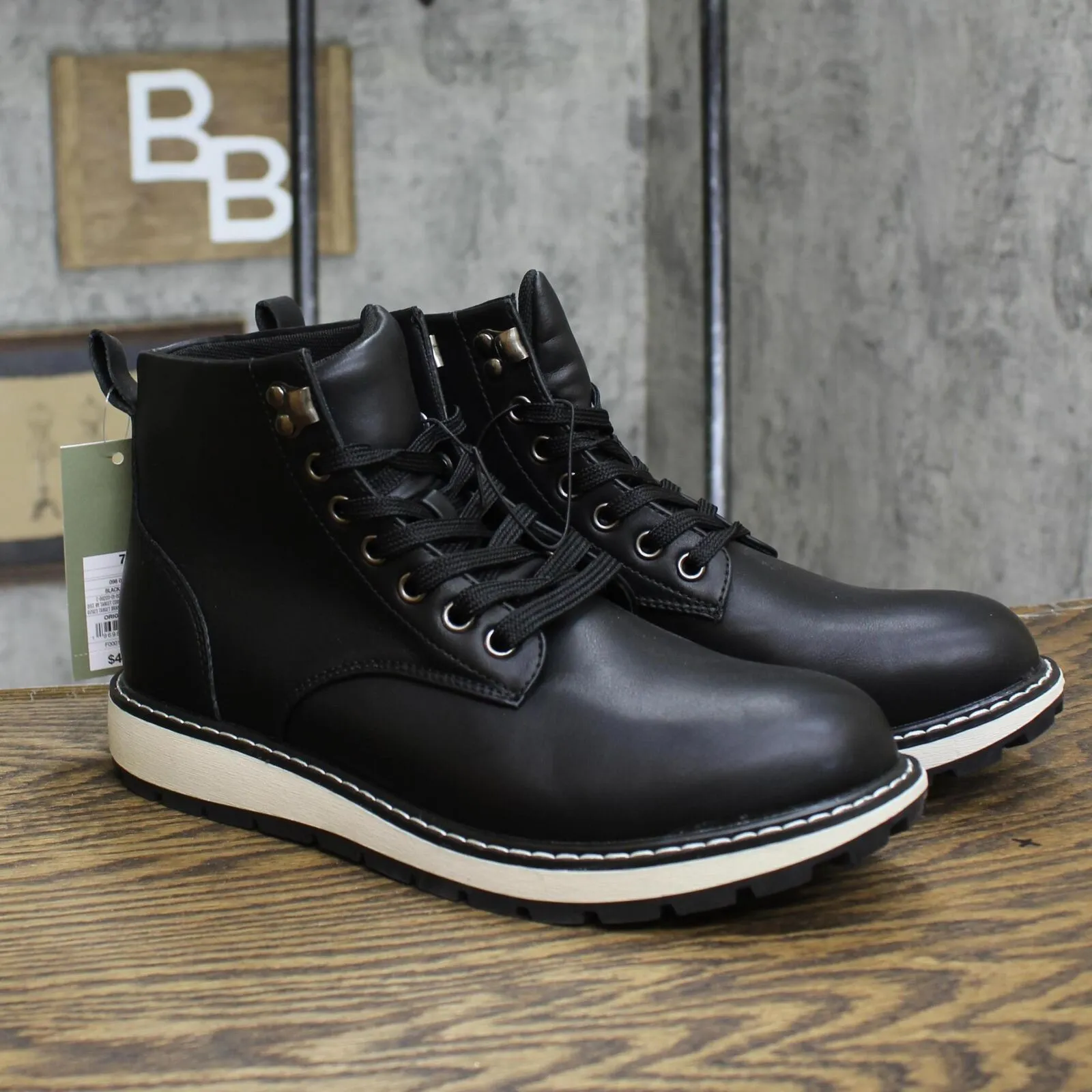 Goodfellow & Co Men's Forrest Work Boots 88097799 Black 7
