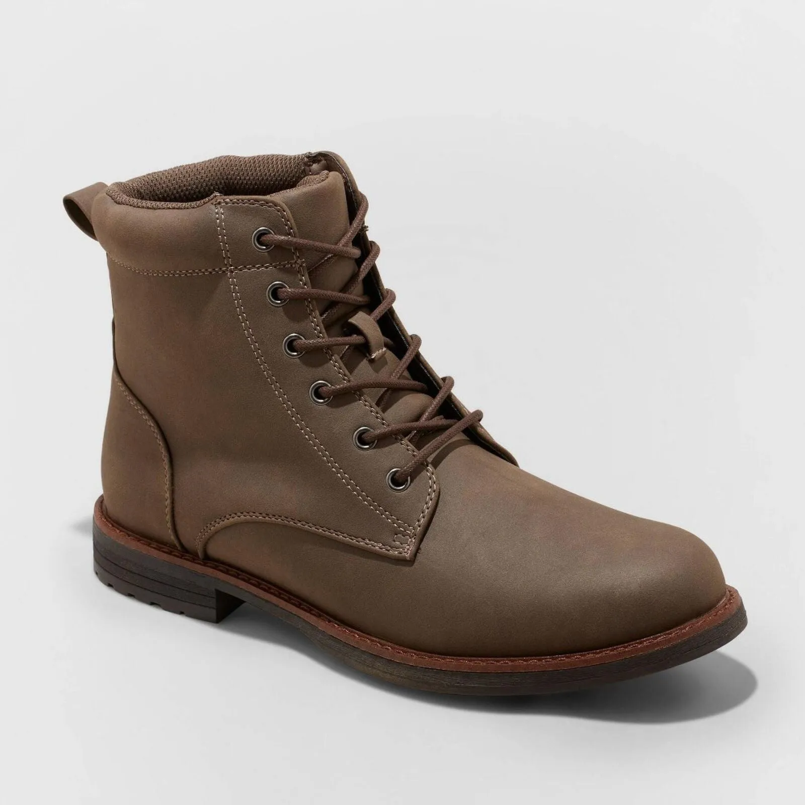 Goodfellow & Co Men's Jeffrey Combat Boots 88097729 Brown 12