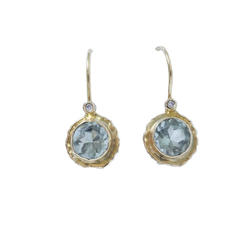 Green Amethyst Earrings