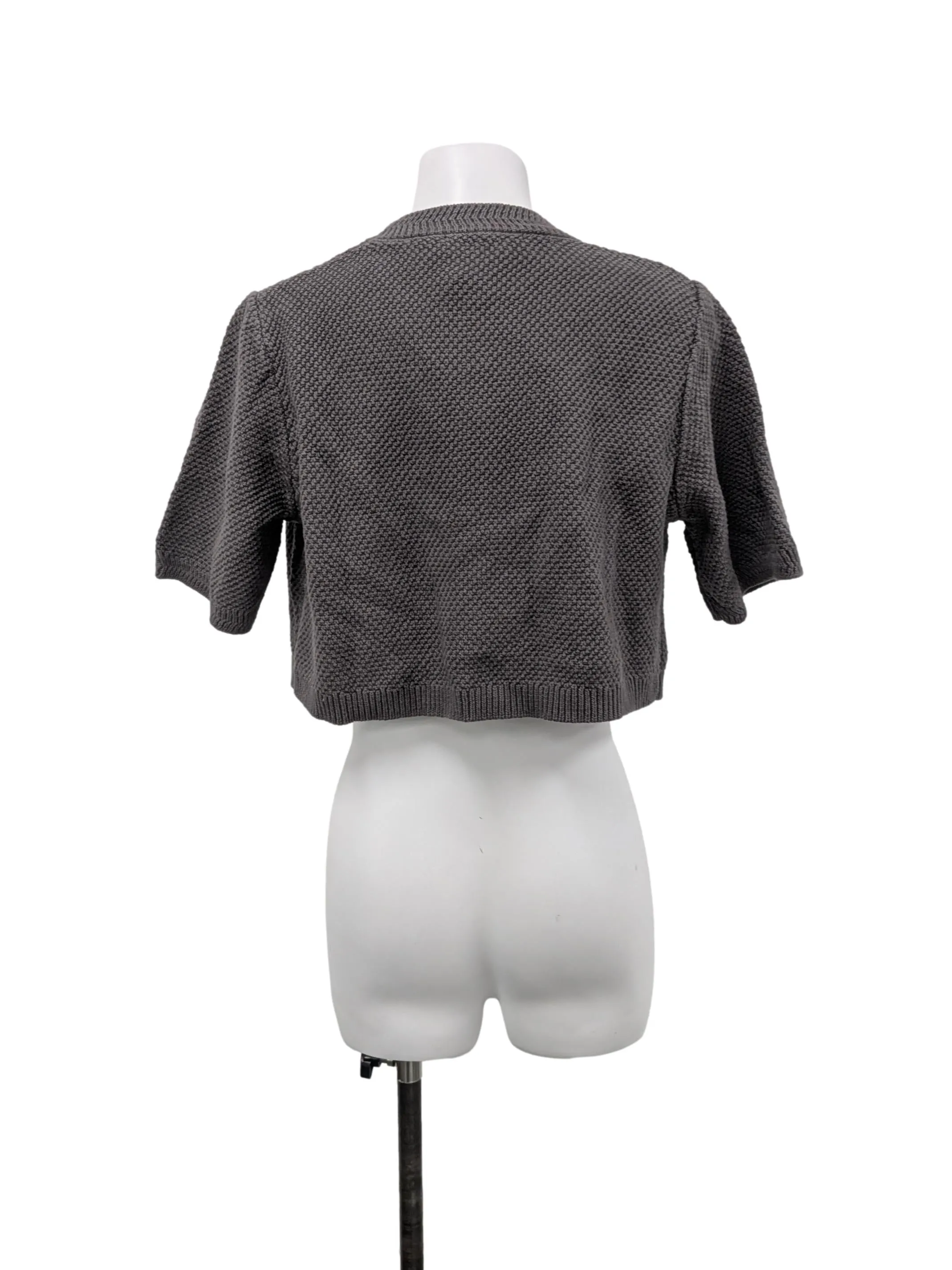 Grey Knitted Top
