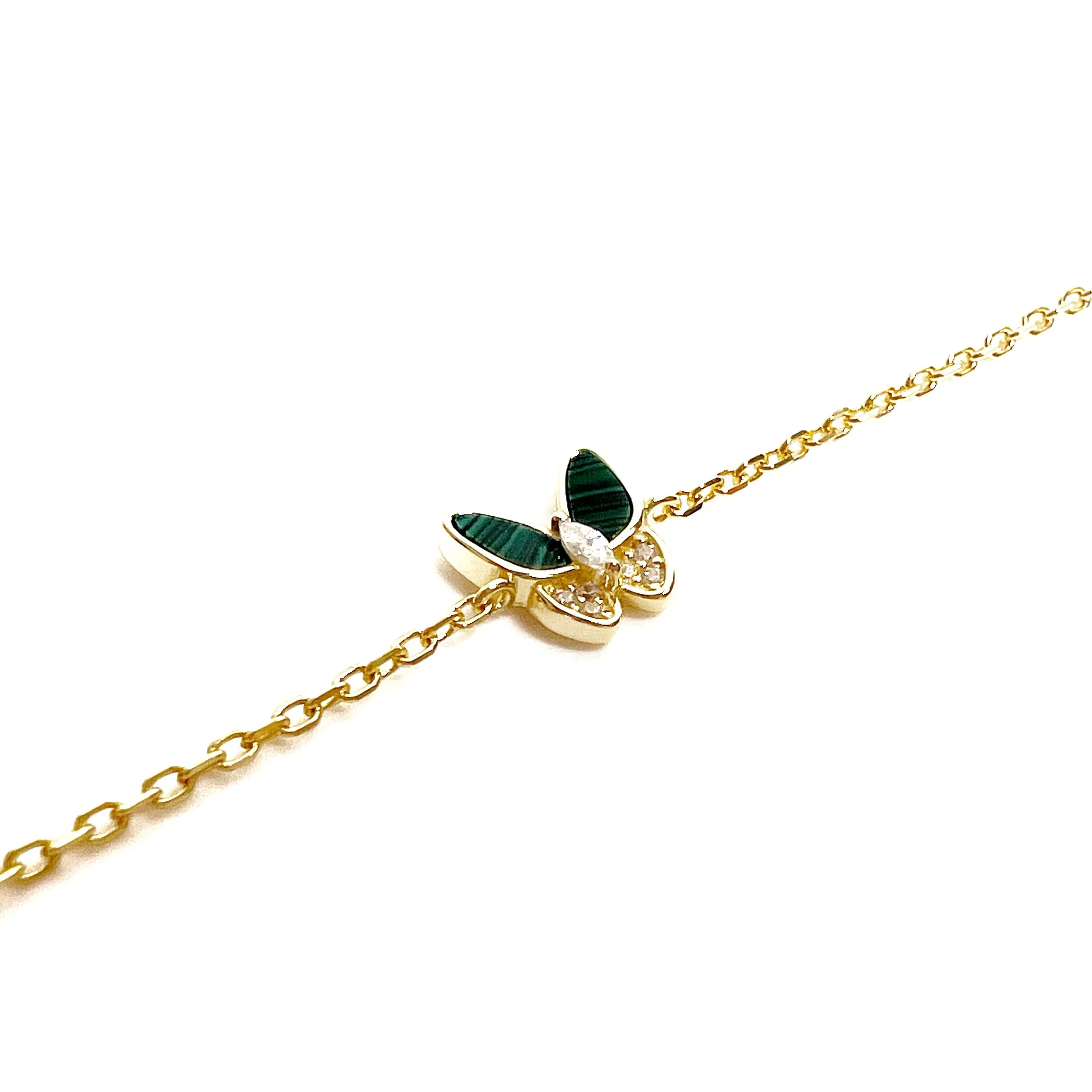 Half Stone Butterfly Bracelet