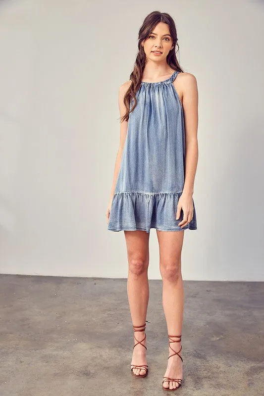HALTER NECK DRESS