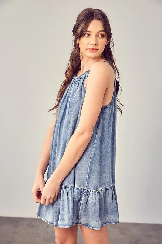 HALTER NECK DRESS