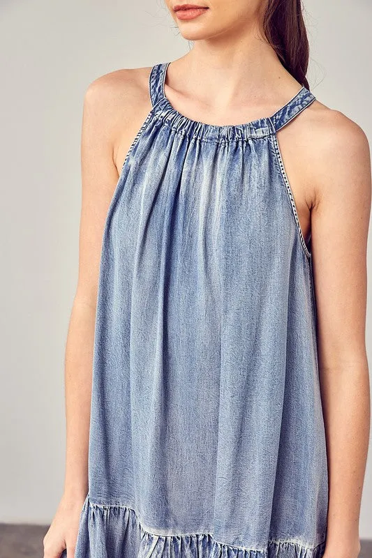 HALTER NECK DRESS