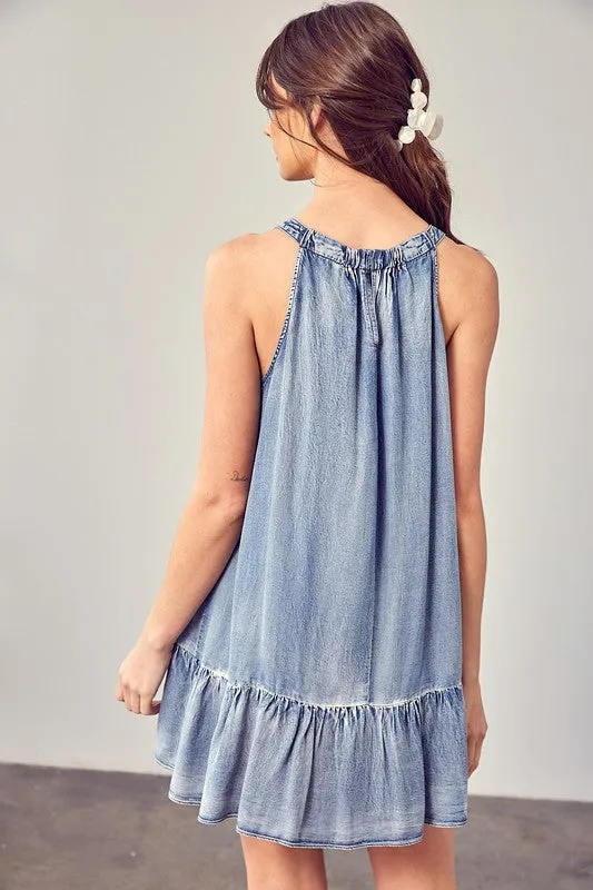 HALTER NECK DRESS
