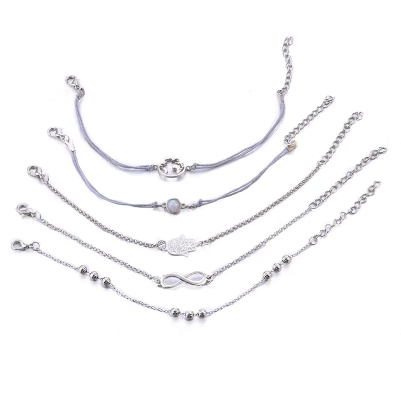 Hamsa 5-Piece Bracelet