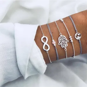 Hamsa 5-Piece Bracelet