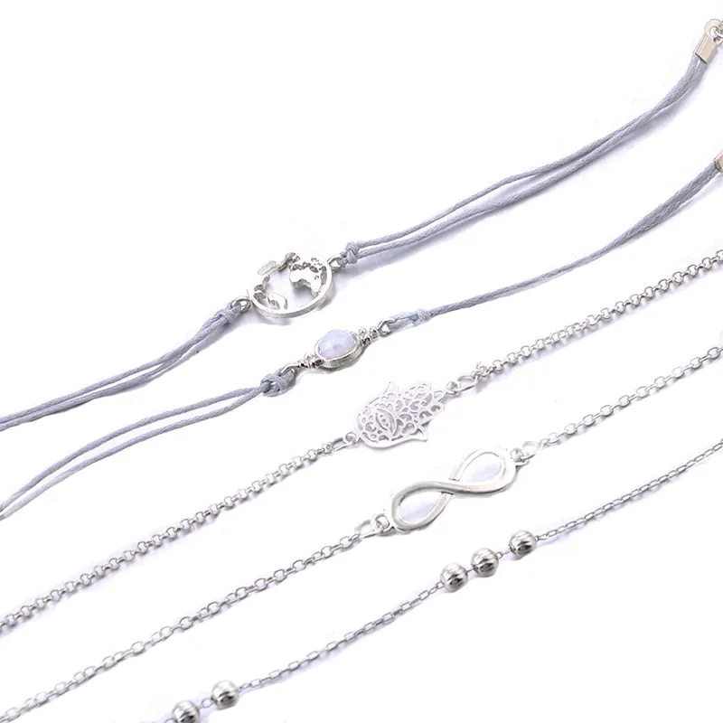 Hamsa 5-Piece Bracelet