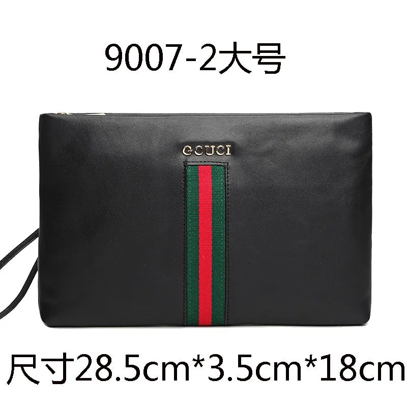 Hand bag male leather handbags for men 2020 new fashion leisure large capacity envelope bag Clutch