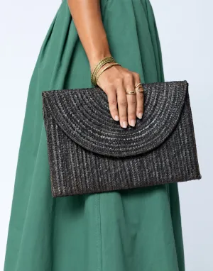 Handmade Palm Leaf Clutch