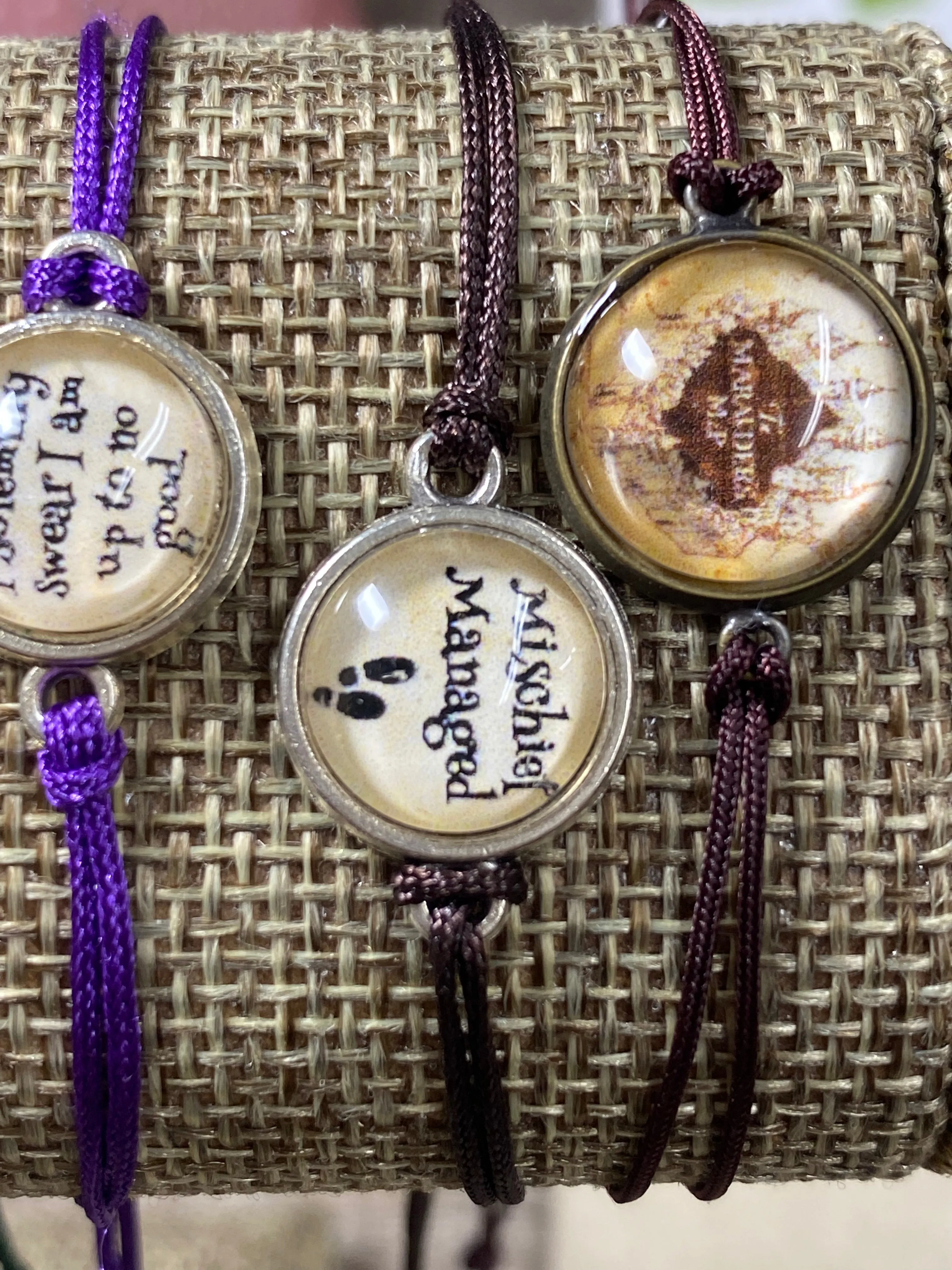 Harry *otter Nylon Bracelets, Fan Bracelets, Inexpensive Gift, Bookworm Bracelet, Wizard Bracelets