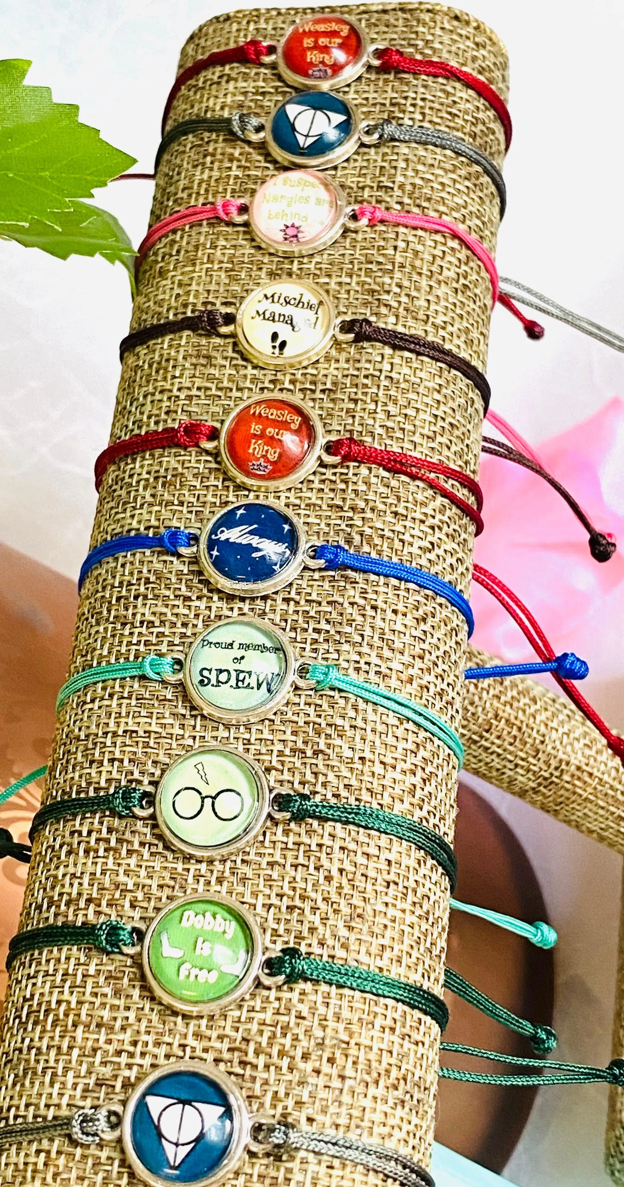 Harry *otter Nylon Bracelets, Fan Bracelets, Inexpensive Gift, Bookworm Bracelet, Wizard Bracelets