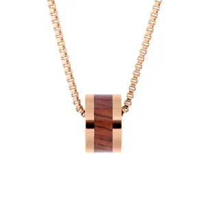 Hawaiian Koa Wood Classic Barrel - Rose Gold