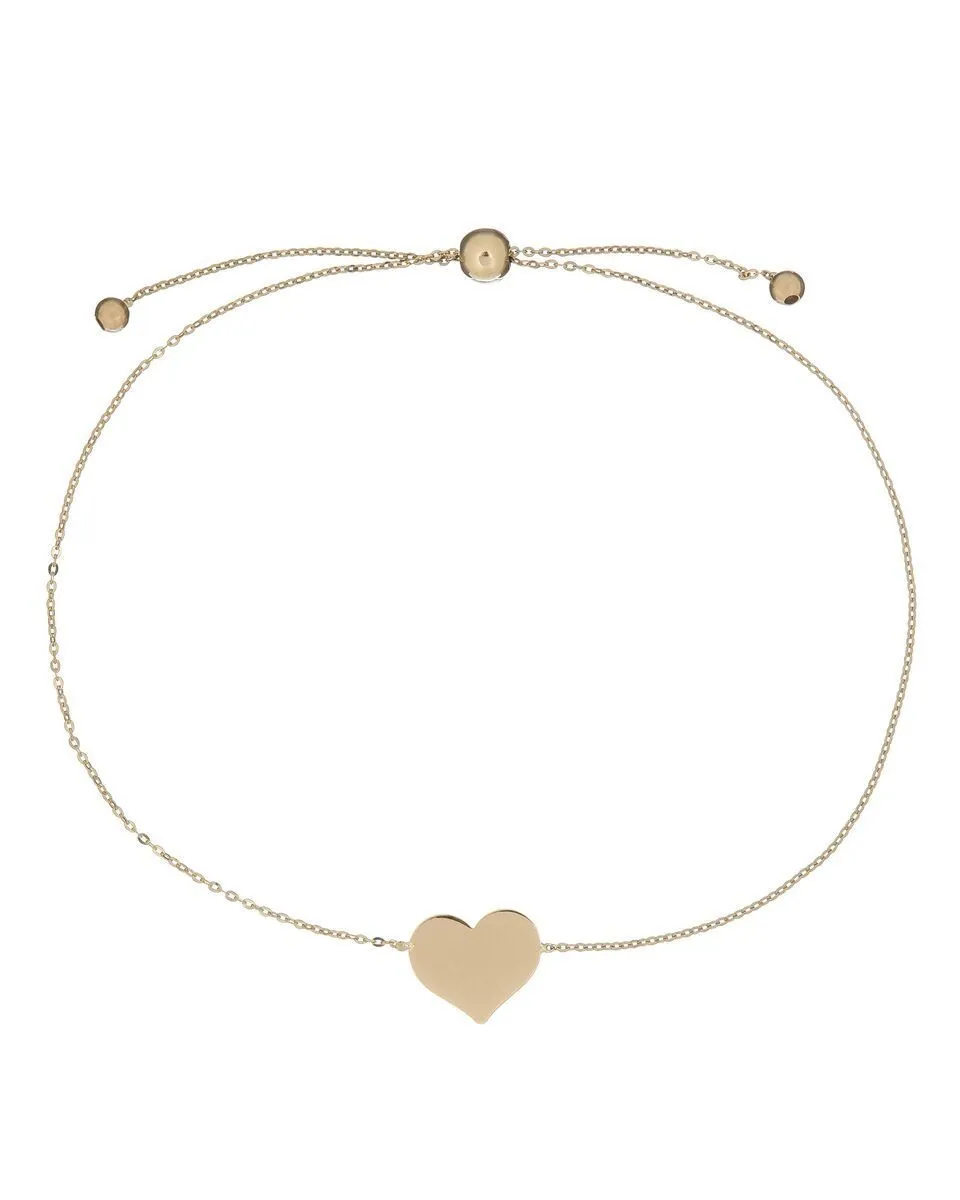 Heart Bracelet 14K