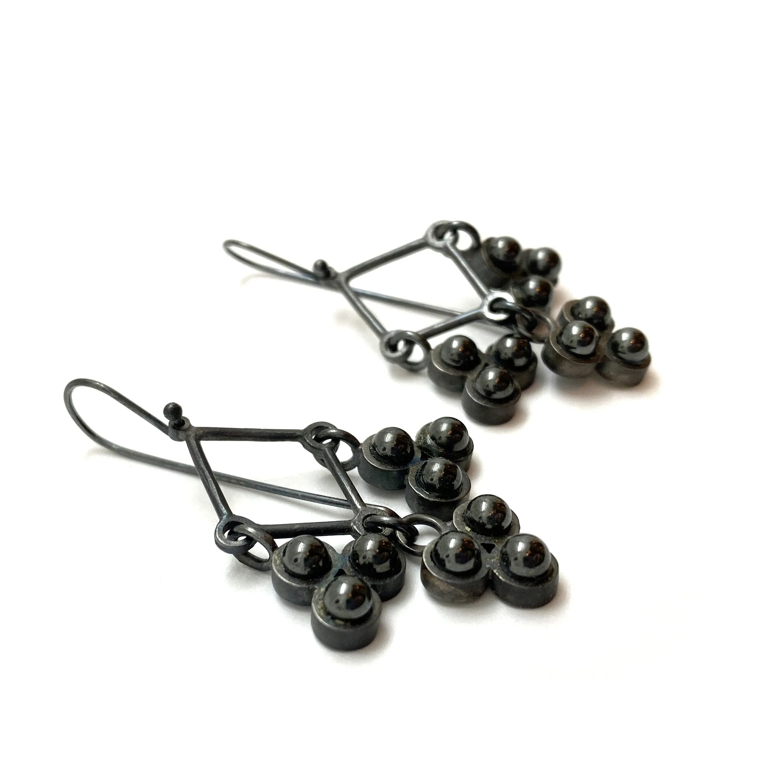 Hematite Chandelier Earrings