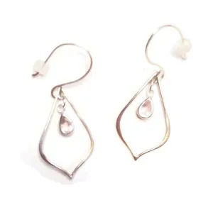 Holiday 2020 Stocking Stuffer-Arabesque Dangle Earrings with Gemstone Drops