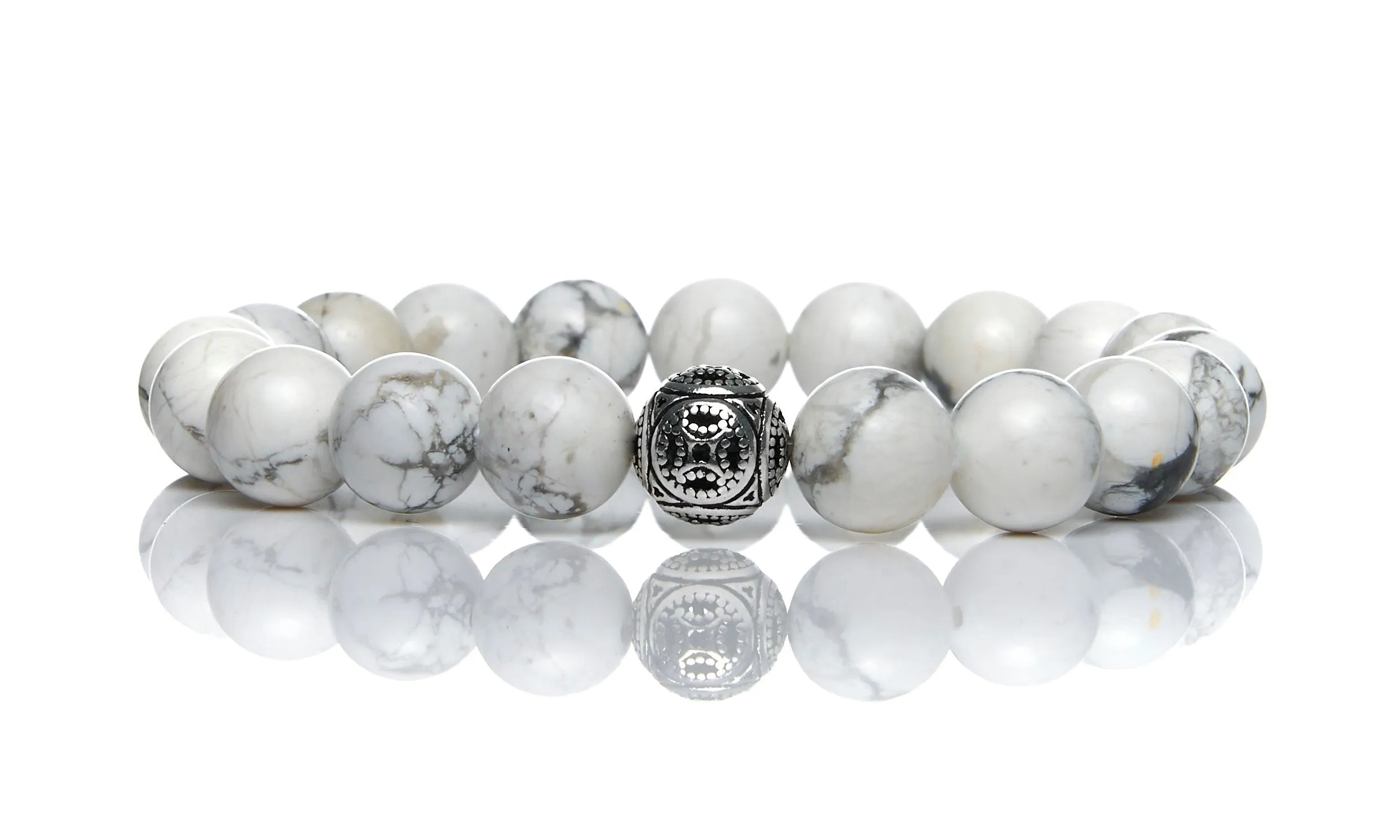 Howlite Silver