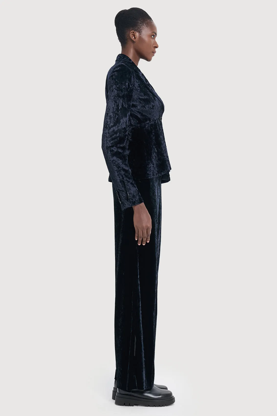 ICE FLORAL VELVET BLAZER