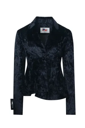 ICE FLORAL VELVET BLAZER