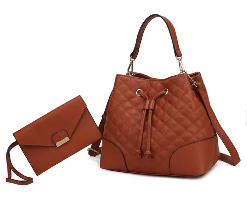 Iris Bucket Bag with Wristlet