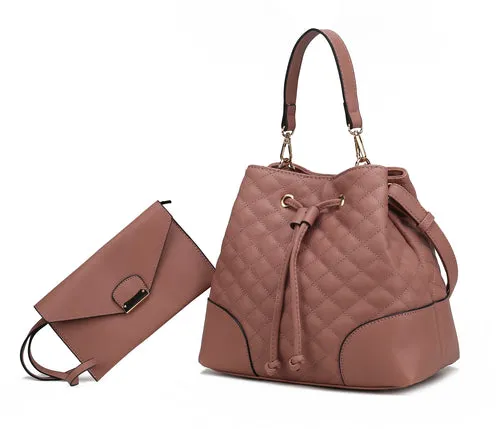 Iris Bucket Bag with Wristlet