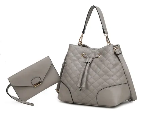 Iris Bucket Bag with Wristlet