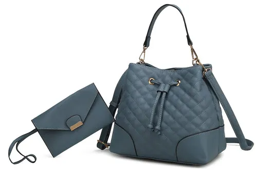 Iris Bucket Bag with Wristlet