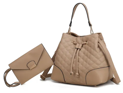 Iris Bucket Bag with Wristlet