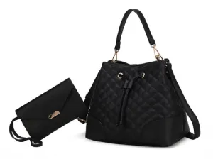 Iris Bucket Bag with Wristlet