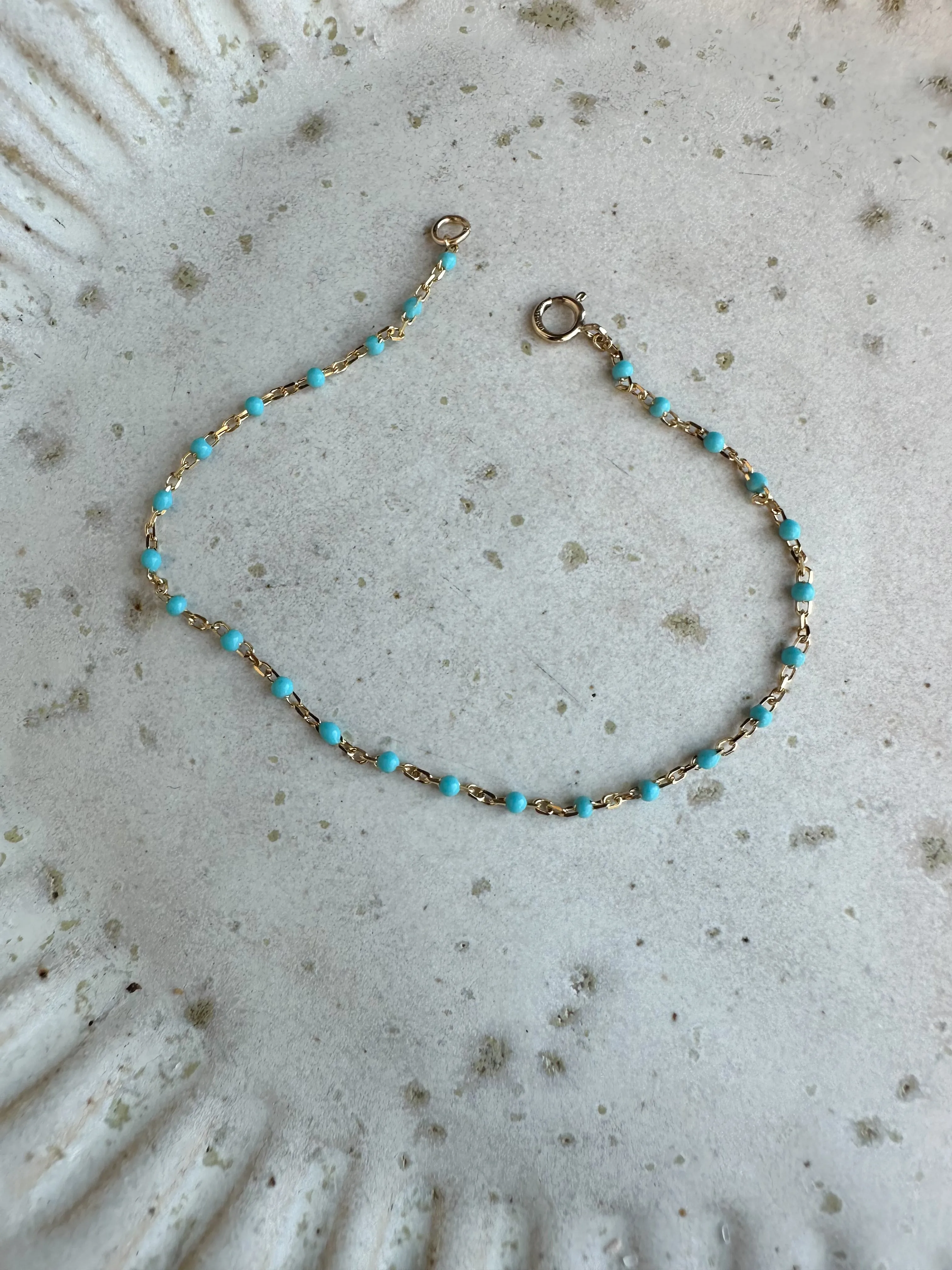 Italian Enamel Chain Bracelets