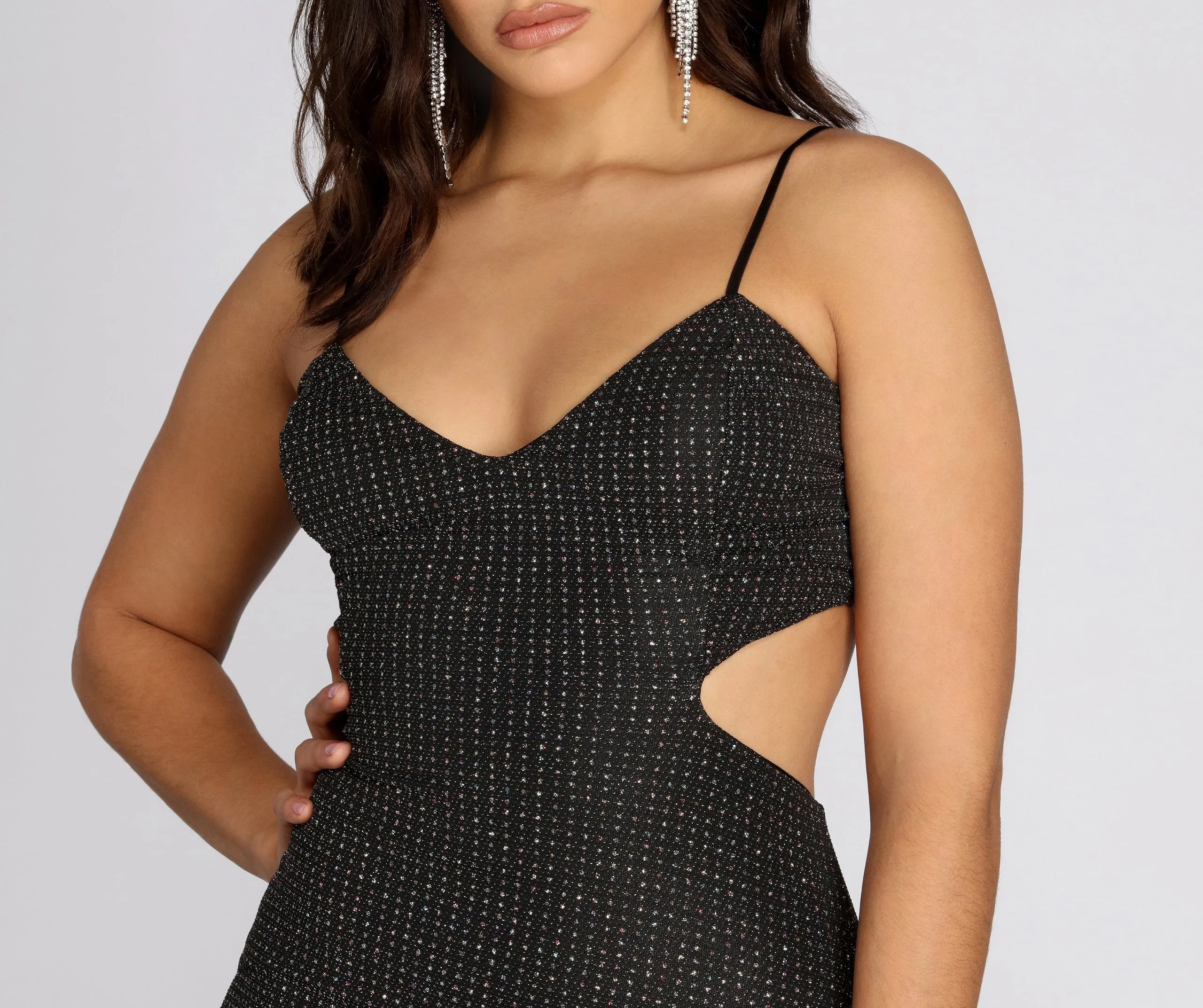 It's Lit Stylish Glitter Dress