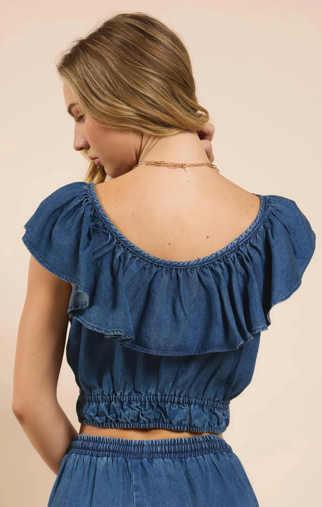 It's Pouring Ruffle Top