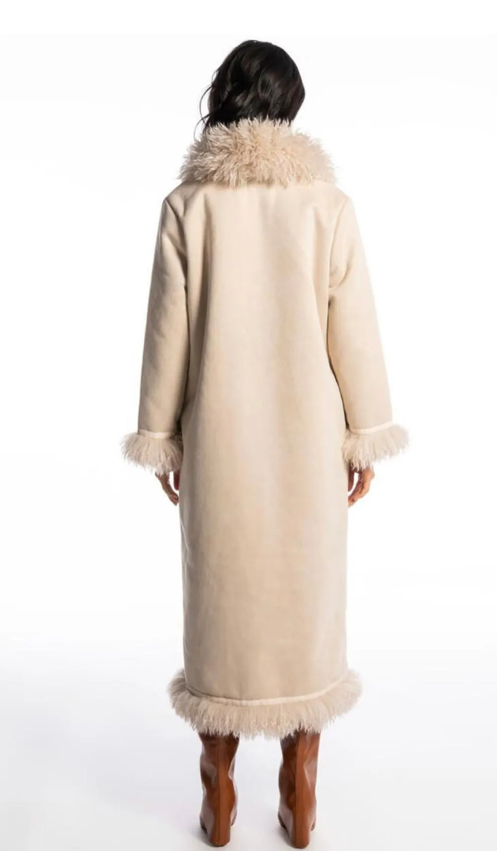 Ivory Penny Lane Maxi Coat