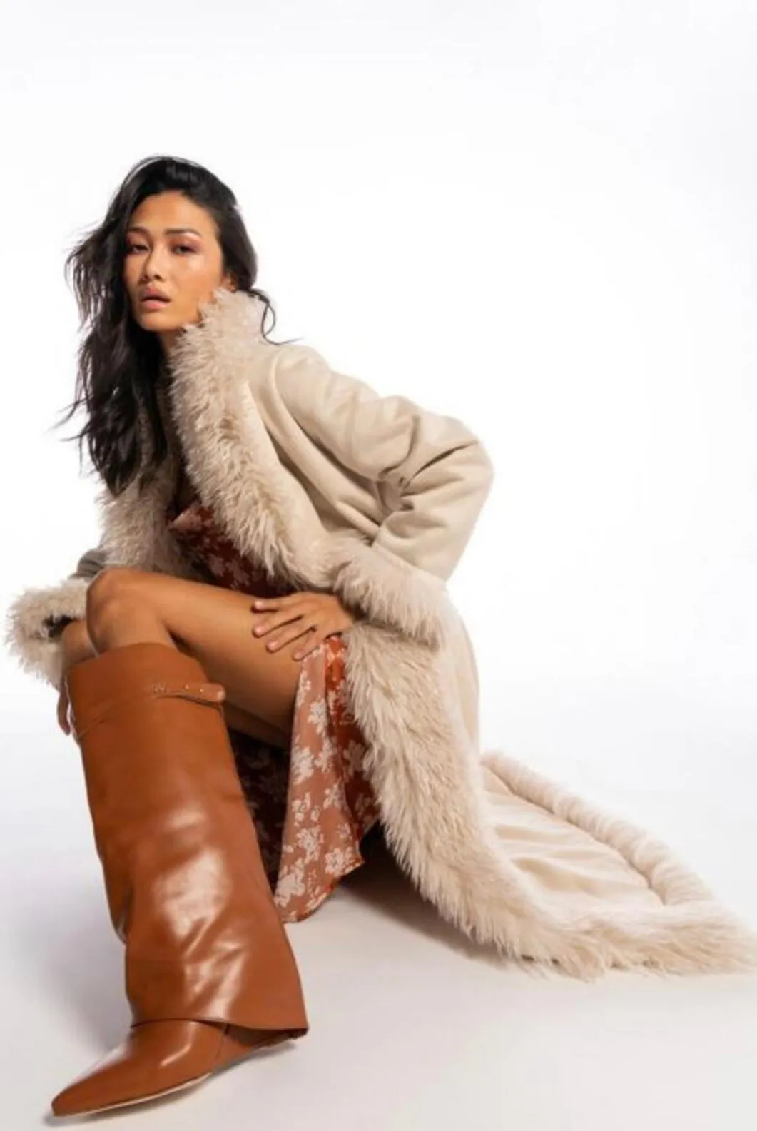 Ivory Penny Lane Maxi Coat
